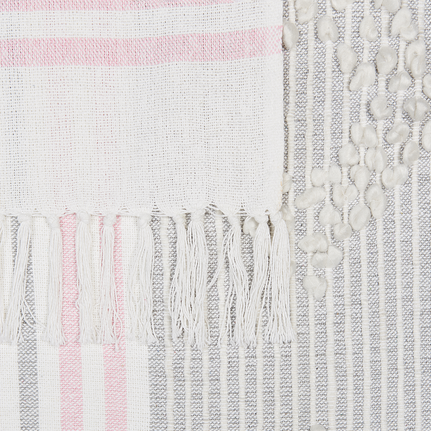 Kuscheldecke KAMAN Stoff 125 x 150 cm Rosa