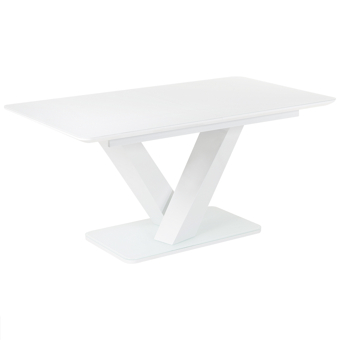 Esstisch weiss 160 / 200 x 90 cm ausziehbar SALTUM