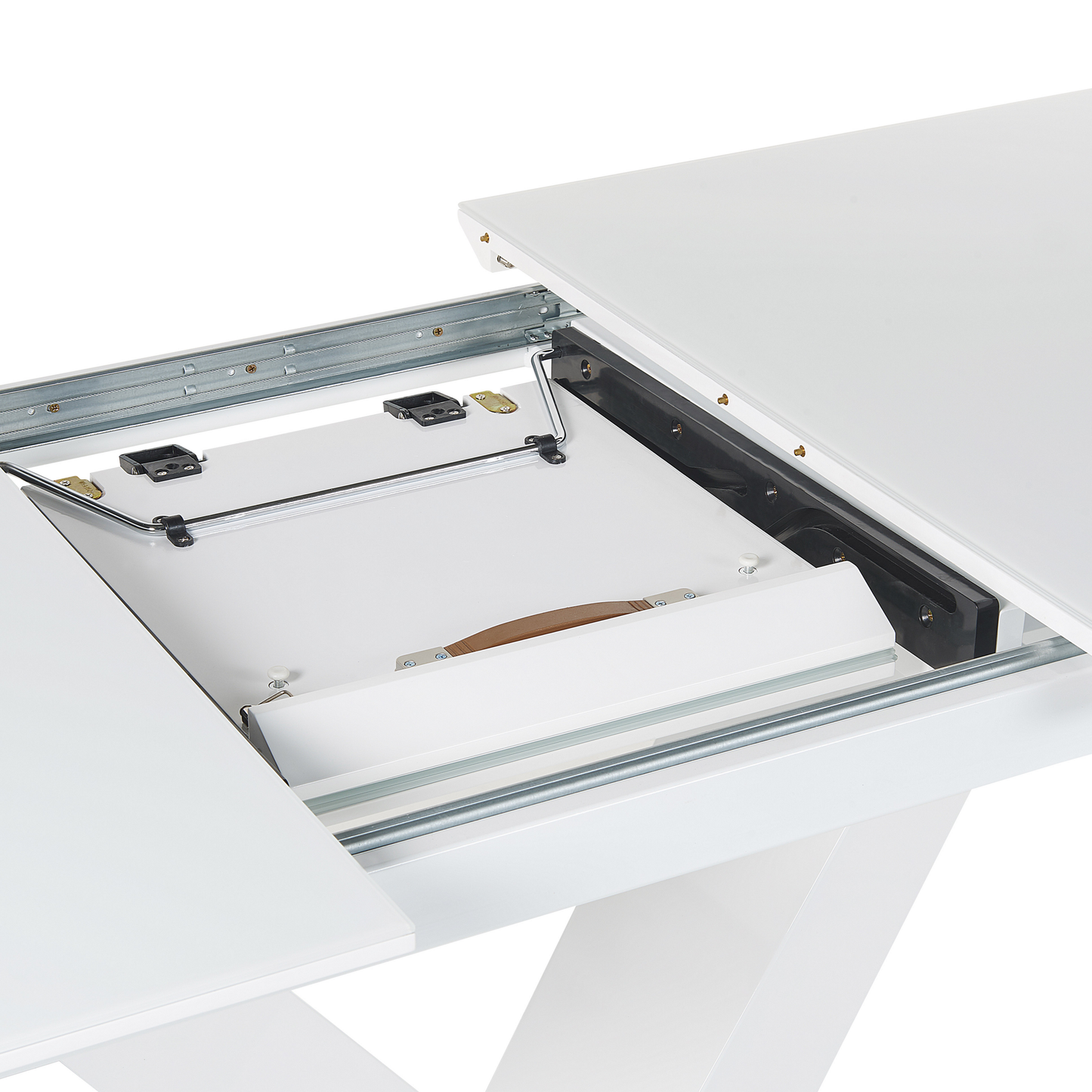 Esstisch weiss 160 / 200 x 90 cm ausziehbar SALTUM