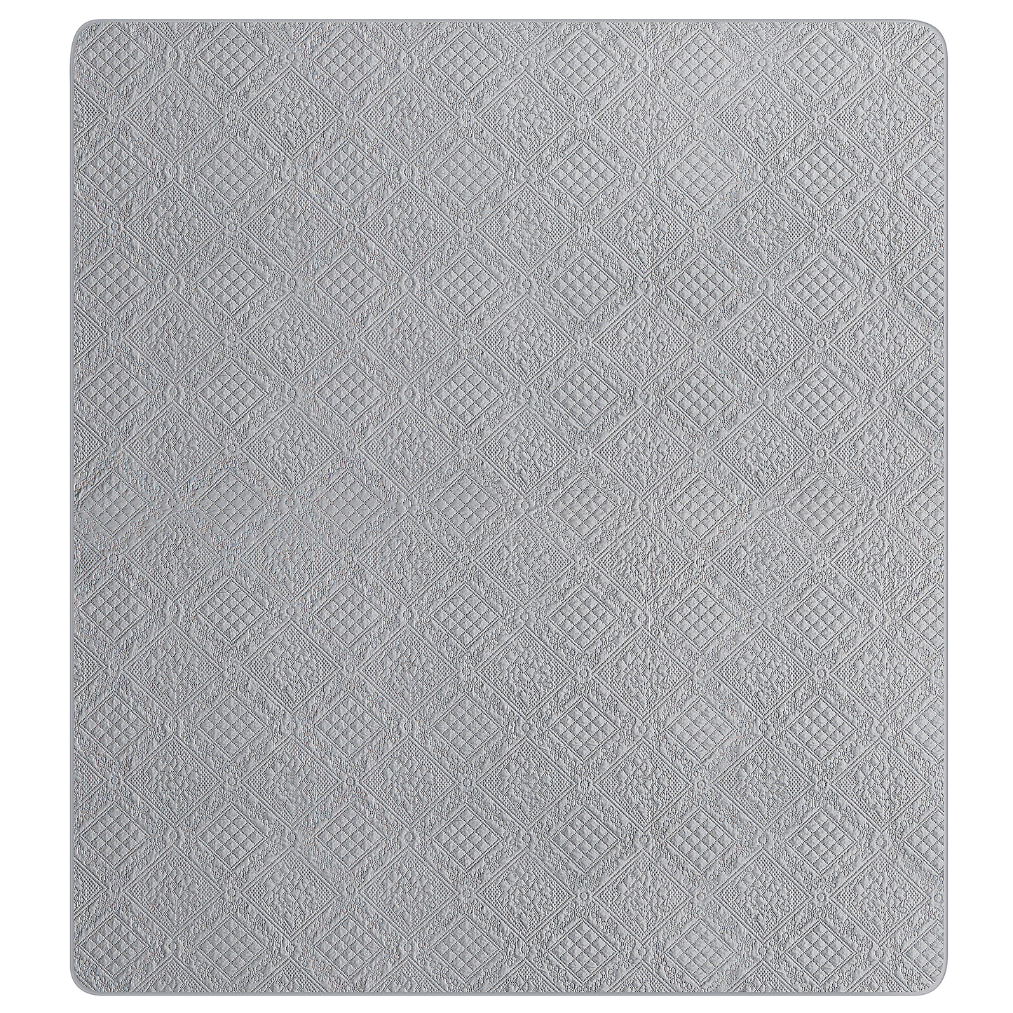 Tagesdecke mit Kissen ALAMUT 140 x 210 cm Grau