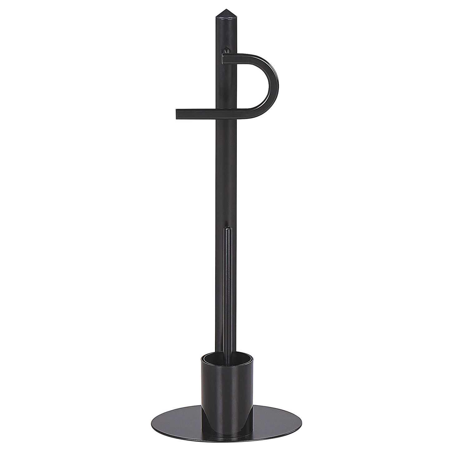 Halter für Toilettenpapier und Bürste SARTO Metall Schwarz