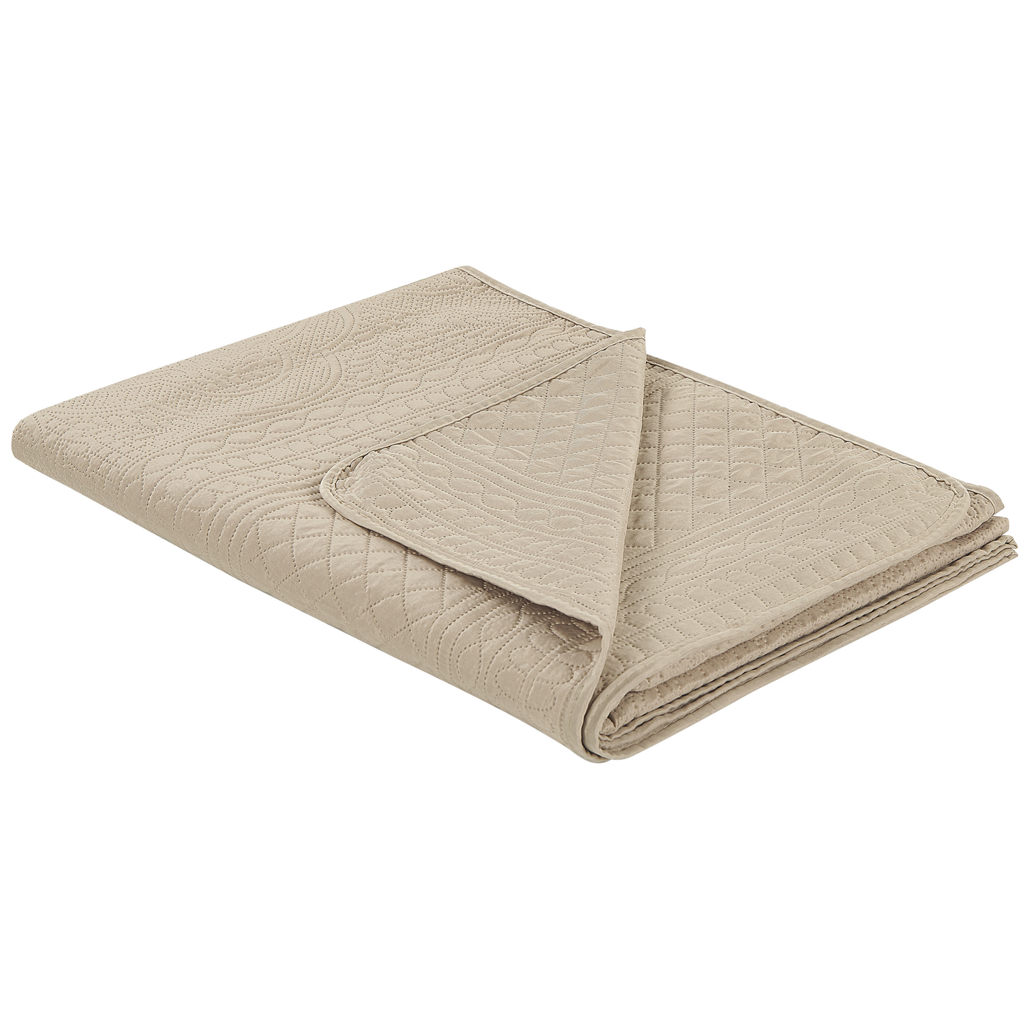 Tagesdecke mit Kissen SHUSH 140 x 210 cm Taupe
