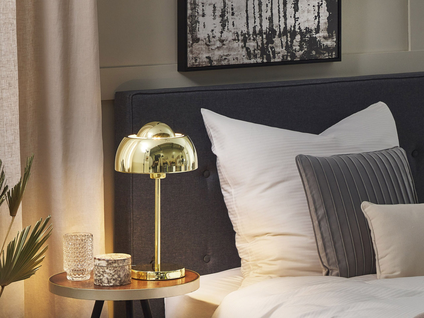 Tischleuchte SENETTE Metall Gold