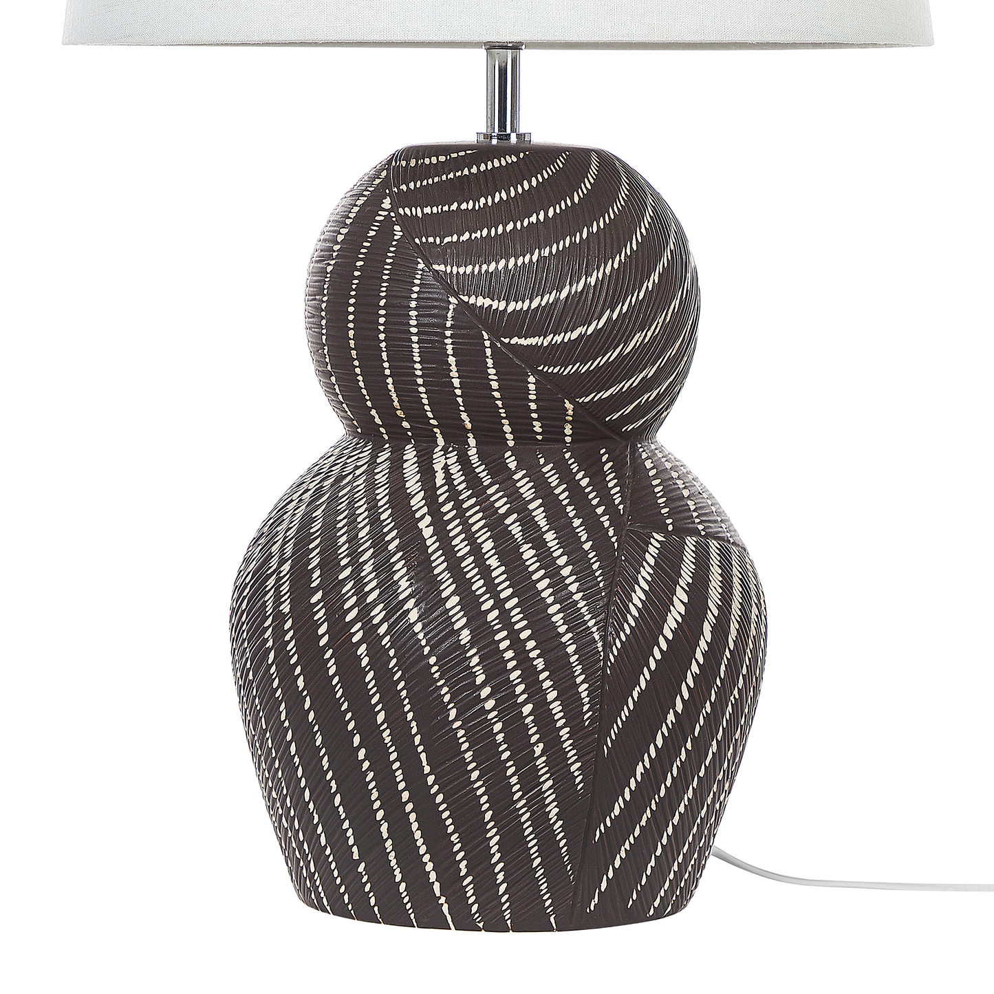 Tischleuchte GUAPORE Keramik Schwarz