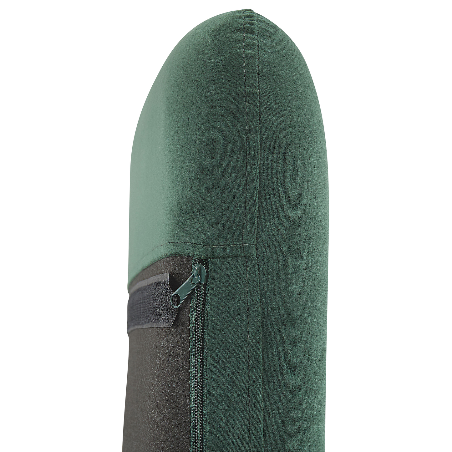 Schaukelsessel ELLAN Samtstoff Dunkelgrün