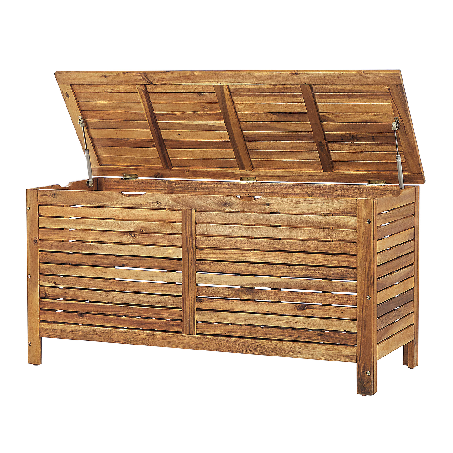 Aufbewahrungsbox RIVIERA Akazienholz 130 cm 48 cm Hellbraun