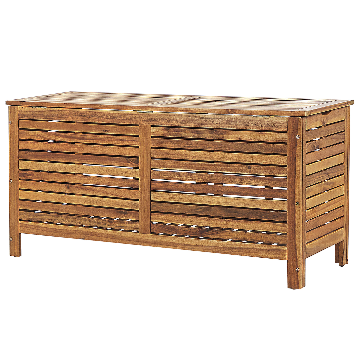 Aufbewahrungsbox RIVIERA Akazienholz 130 cm 48 cm Hellbraun