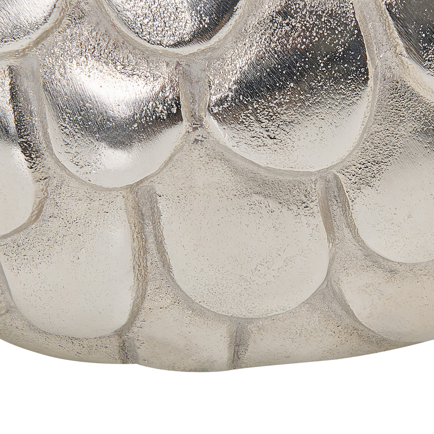 Blumenvase TIMGAD Metall 26 cm Silber