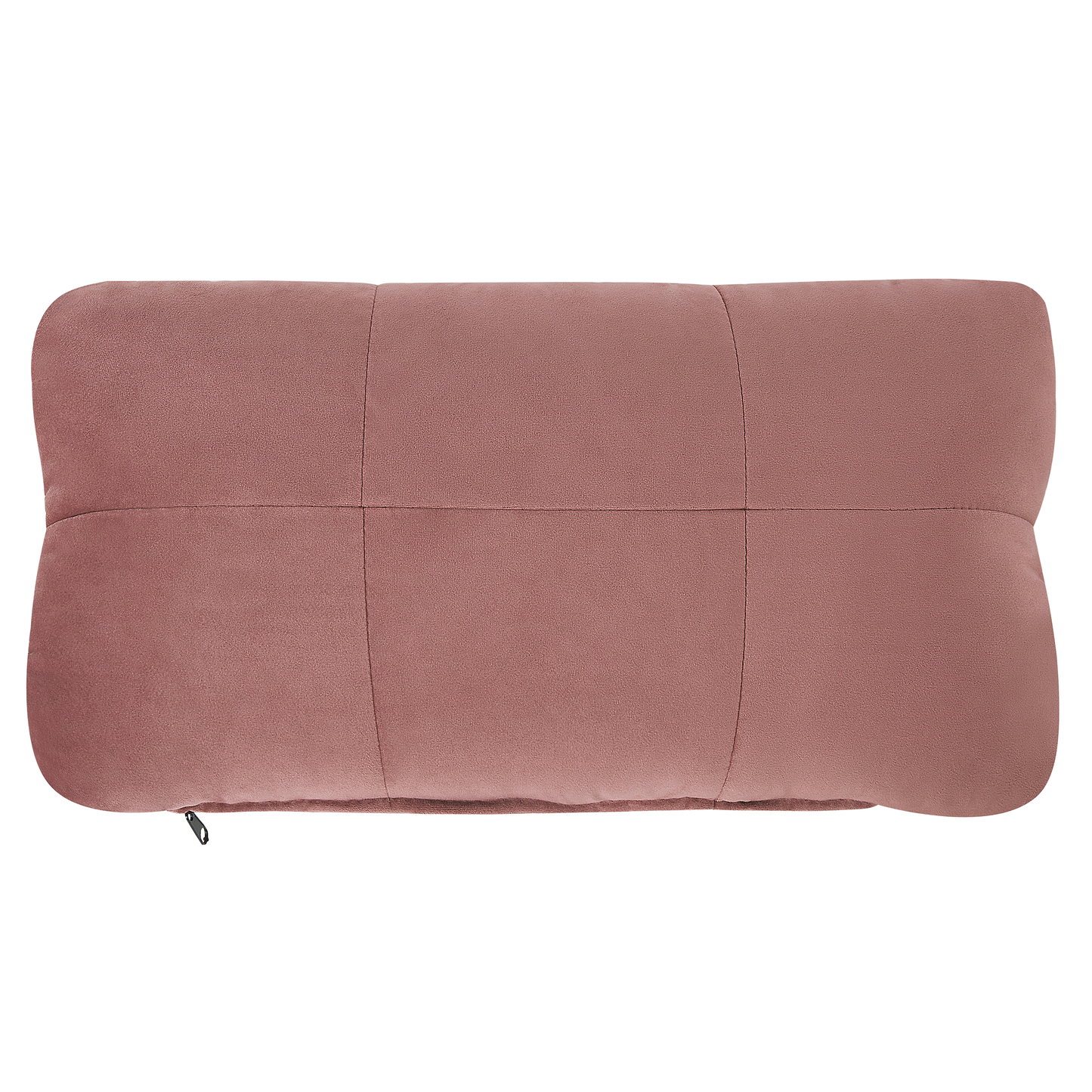 Chaiselongue Samtstoff mit Bluetooth Lautsprecher USB-Port rosa SIMORRE