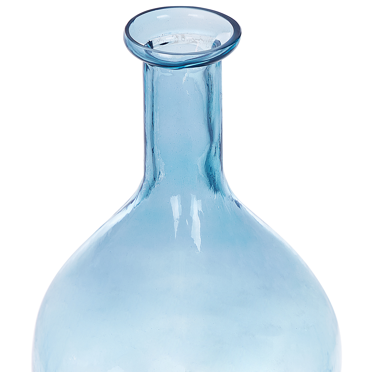 Dekovase PAKORA Glas 28 cm Hellblau