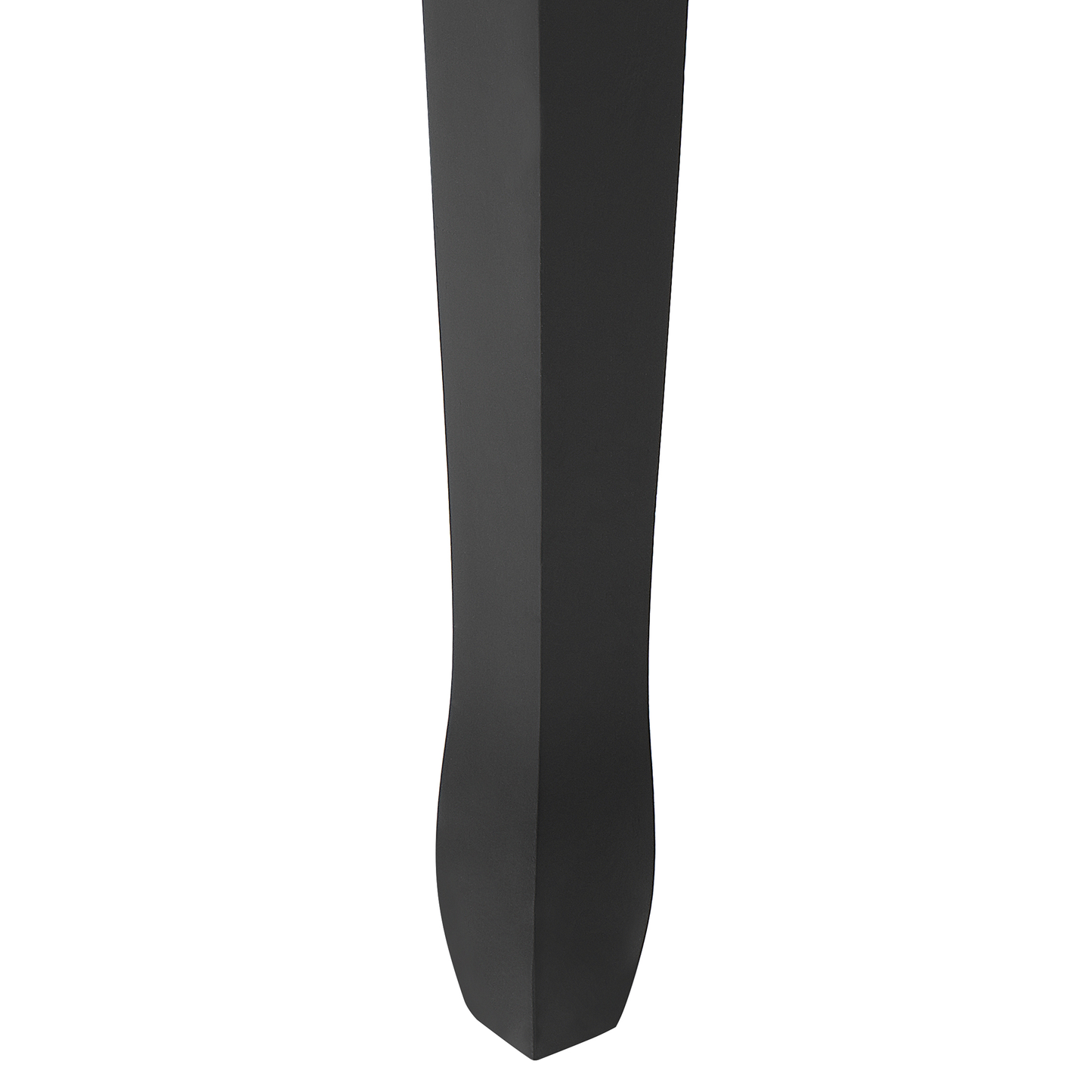 Schminktisch mit ovalem Spiegel Hocker 3 Schubladen schwarz ASTRE