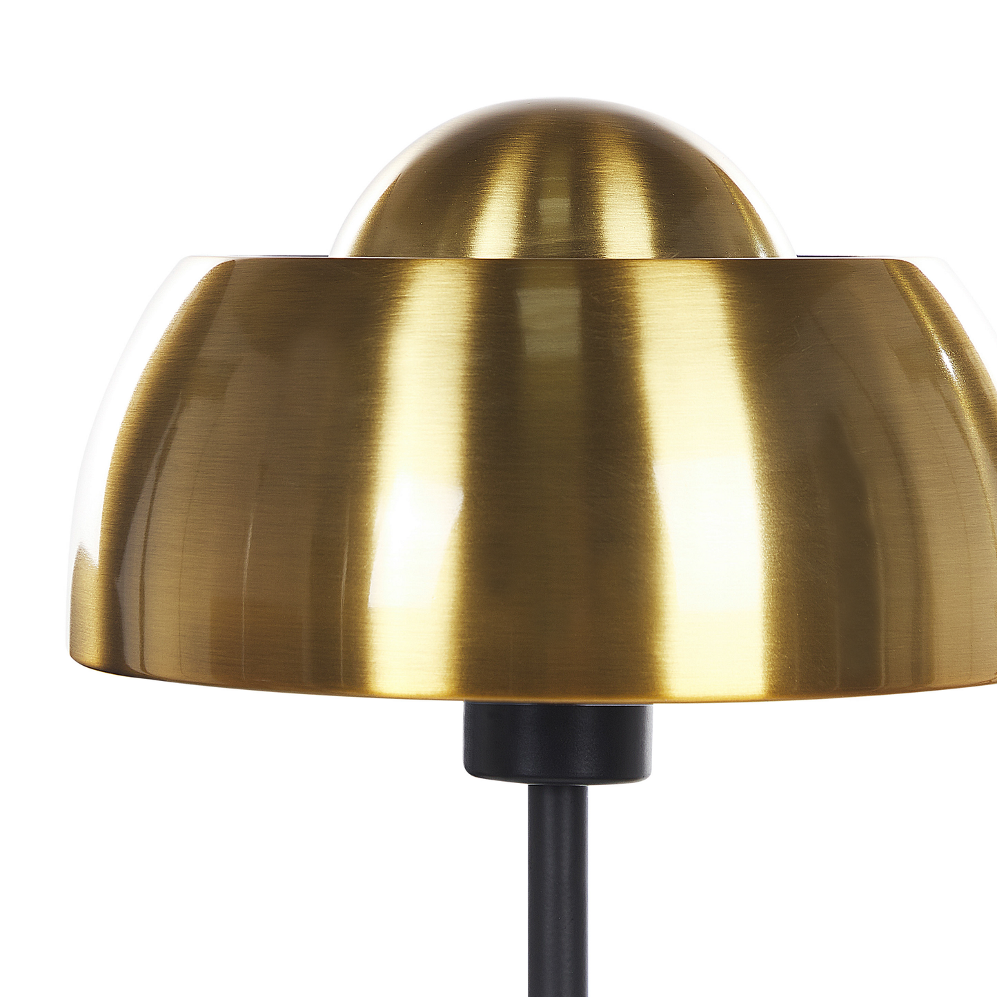 Stehlampe gold / schwarz 148 cm rund SENETTE