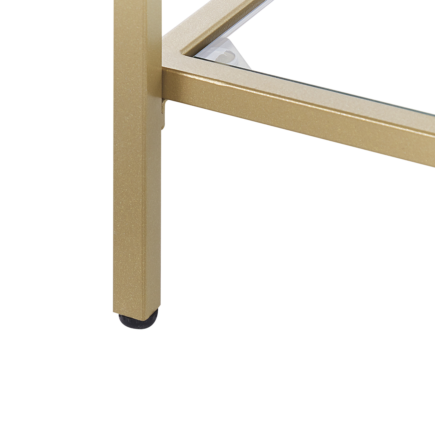 Konsolentisch ORETTA Sicherheitsglas Gold