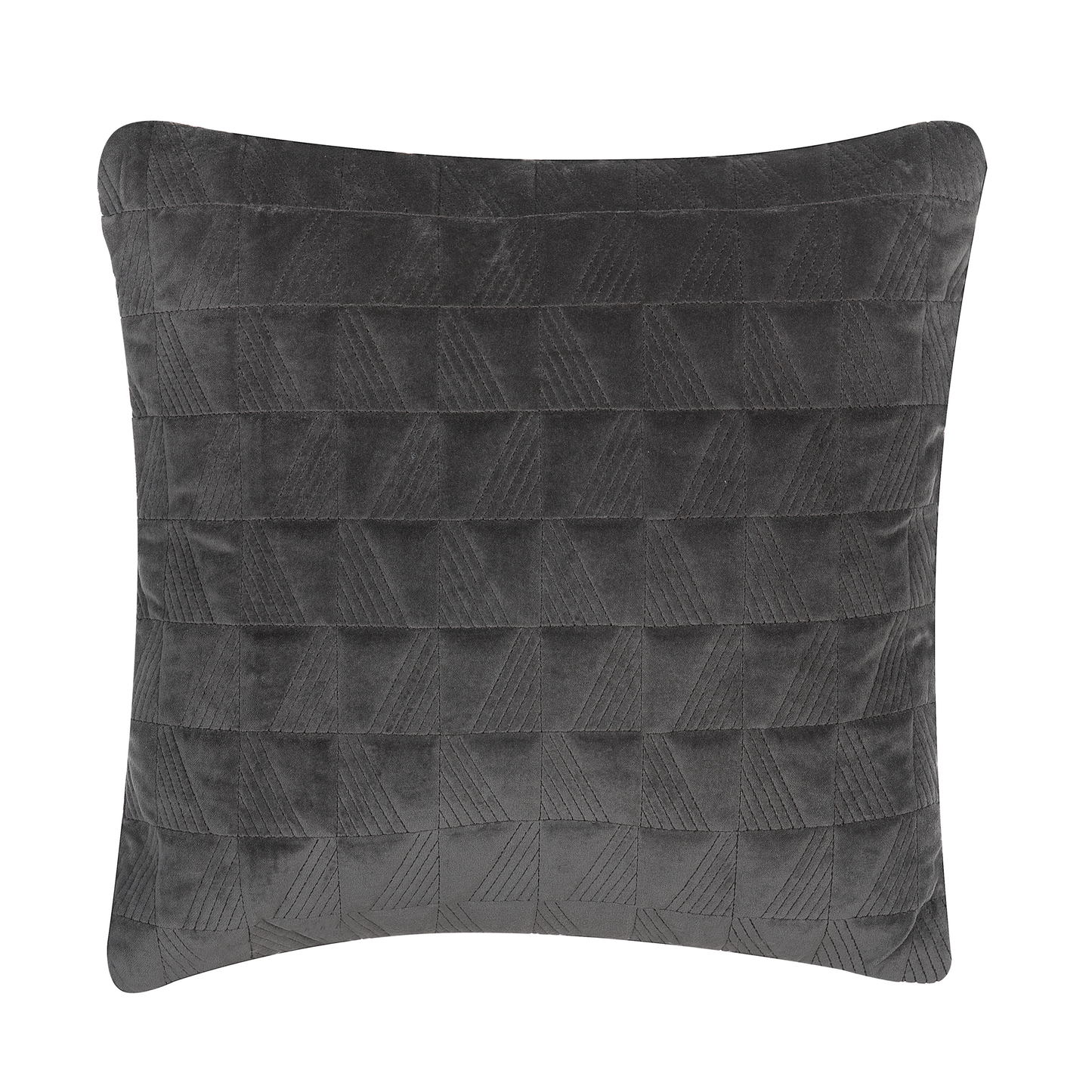 Dekokissen 2er Set LALAM Baumwolle 45 x 45 cm Grau Geometrisches Muster