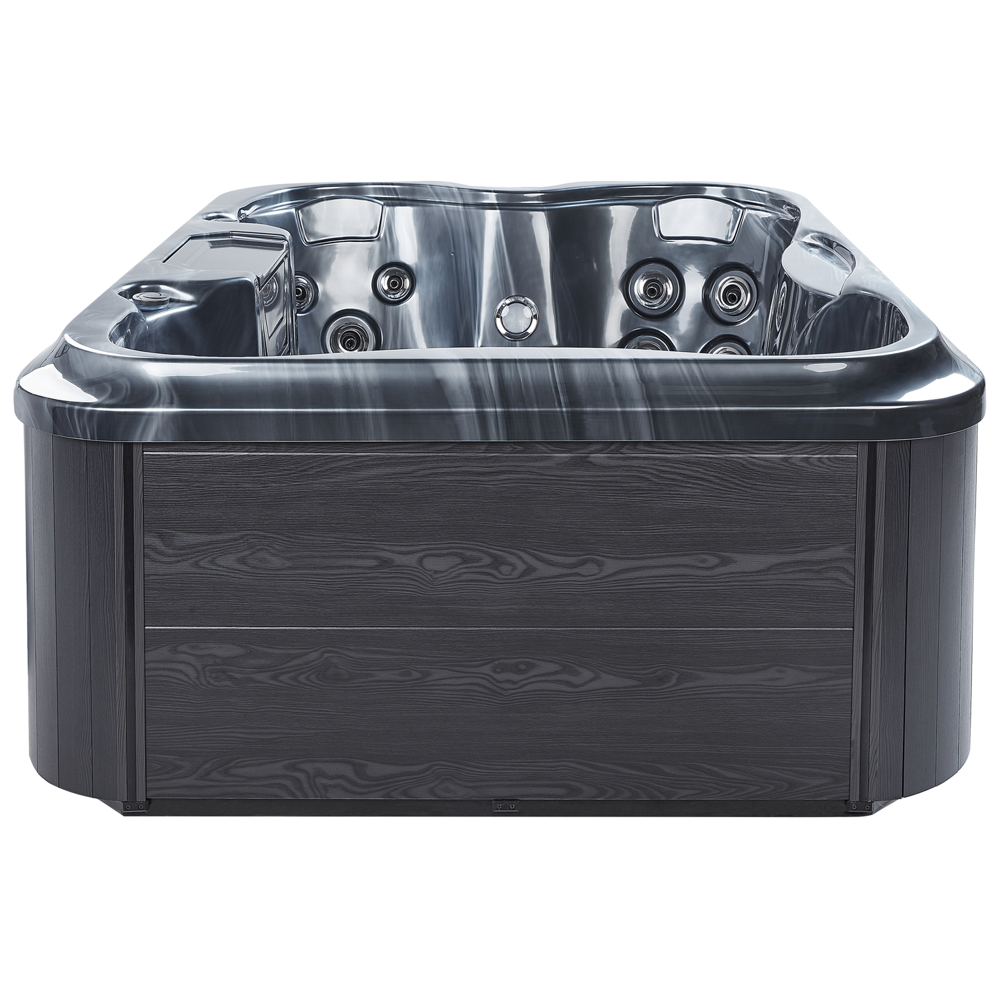 Outdoor Whirlpool mit LED ARCELIA Grau