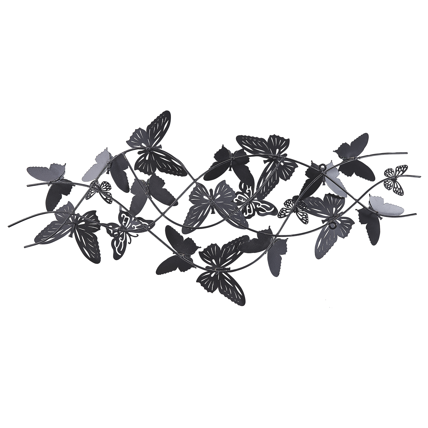 Wandobjekt Schmetterling GALLIUM Metall 53 cm Bunt