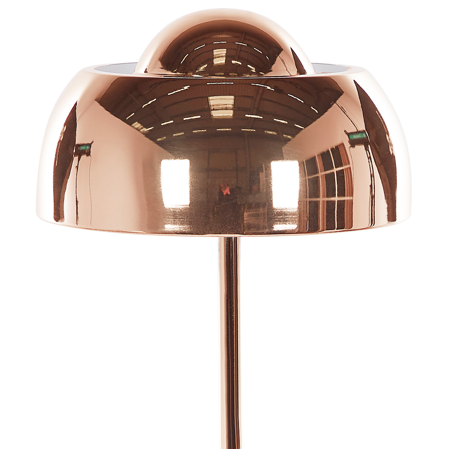 Stehlampe Metall kupferfarben glänzend 148 cm rund SENETTE
