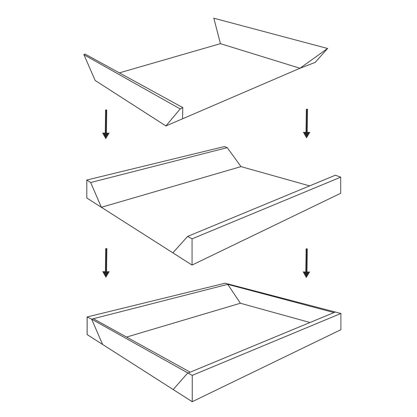 Schaumstoffrahmen für Softside Wasserbetten 160 x 200 cm SIMPLE