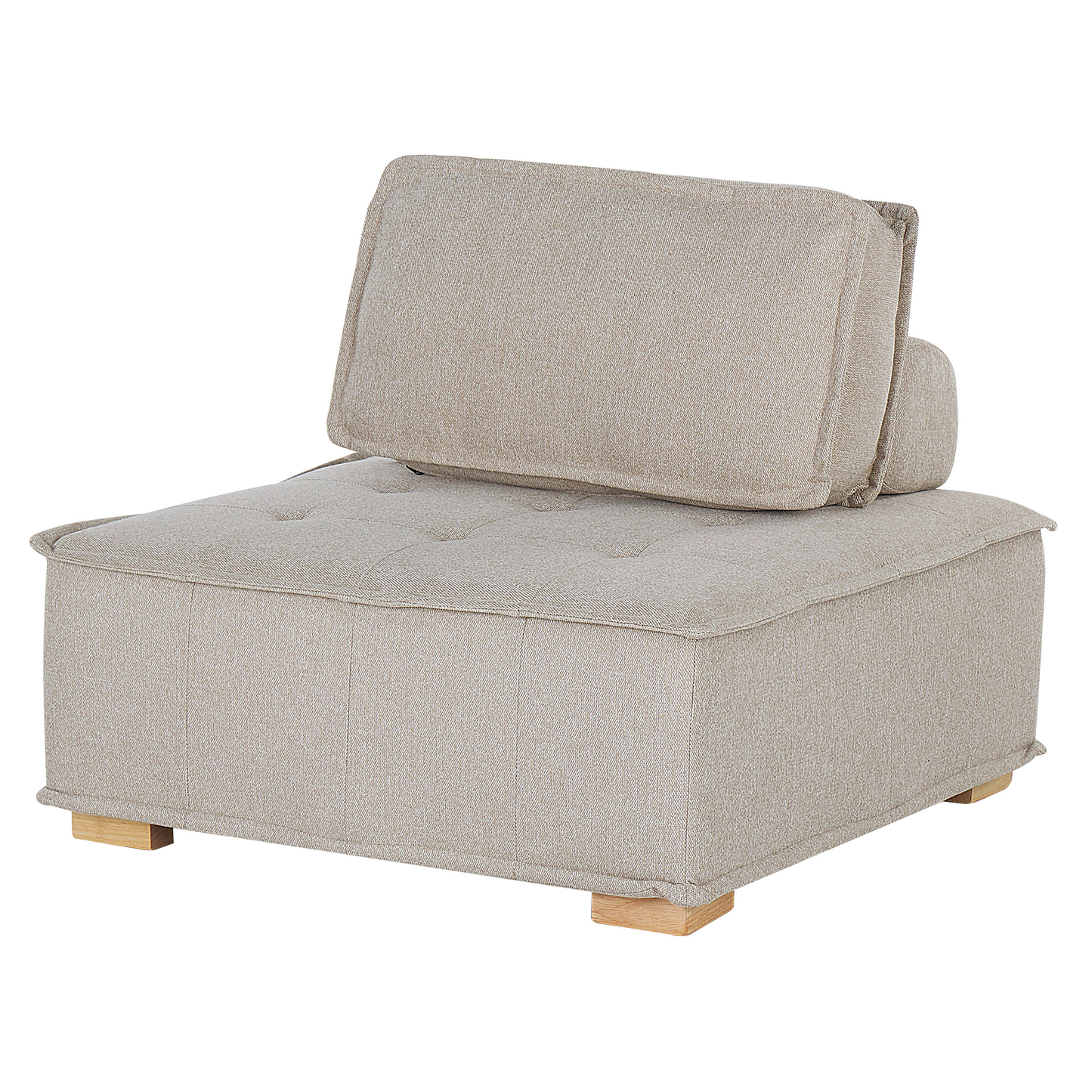 Sofa Set Polsterbezug helles Beige 4-Sitzer TIBRO