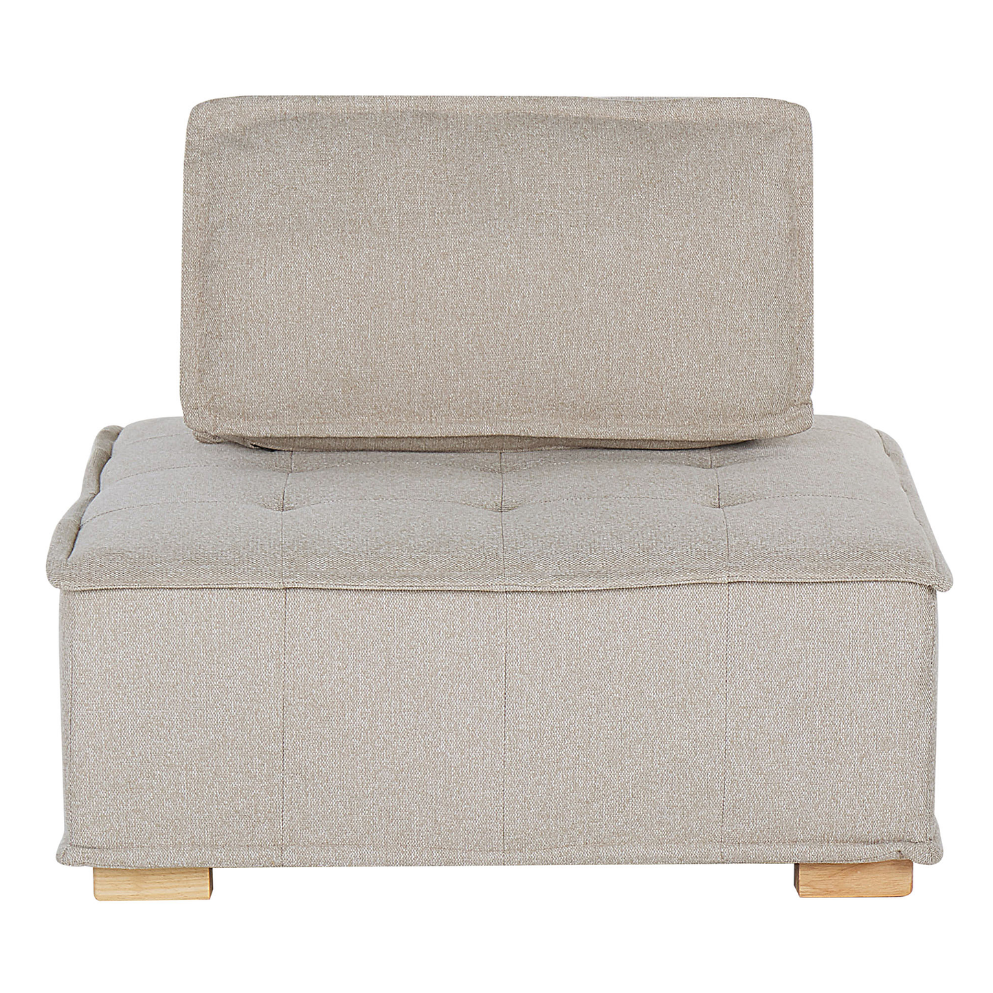 Sofa Set Polsterbezug helles Beige 4-Sitzer TIBRO