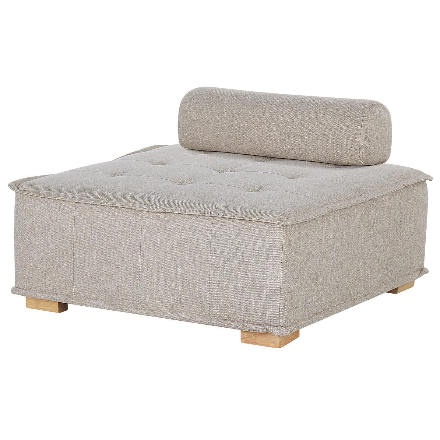 Sofa Set Polsterbezug helles Beige 4-Sitzer TIBRO