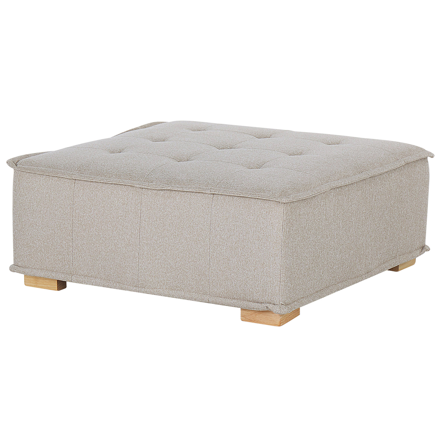 Sofa Set Polsterbezug helles Beige 4-Sitzer TIBRO