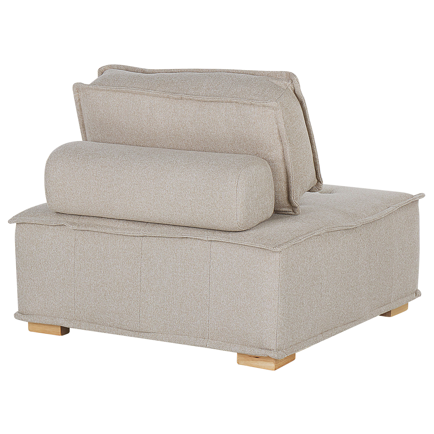 Sofa Set Polsterbezug helles Beige 4-Sitzer TIBRO
