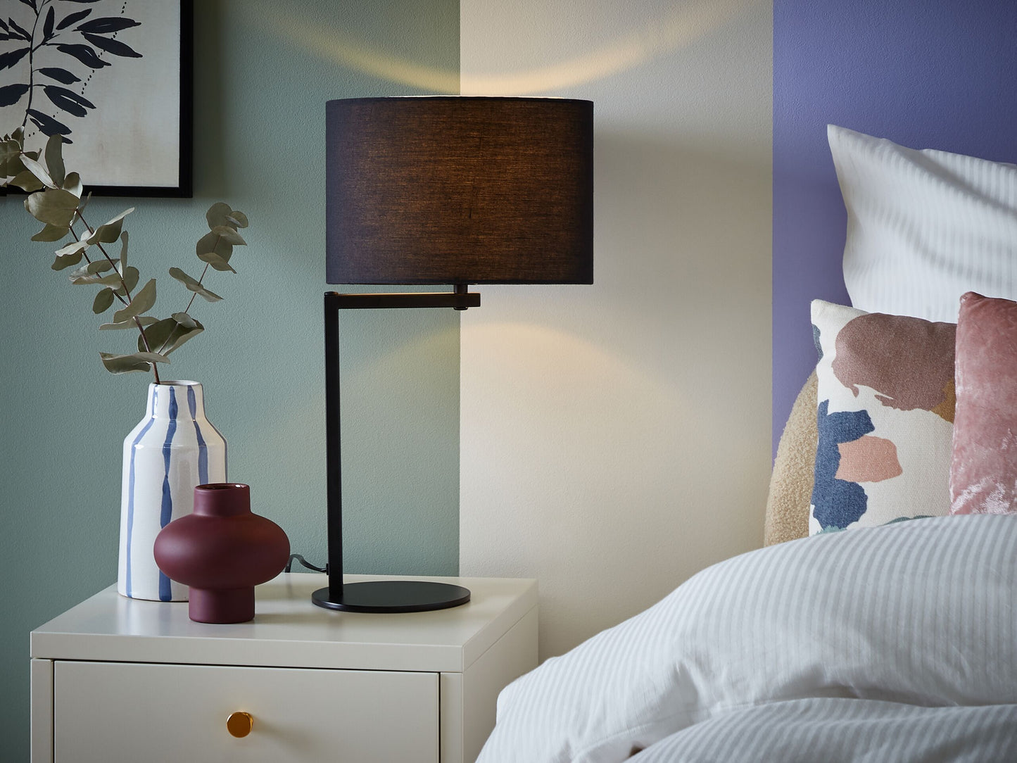 Tischleuchte BALDWIN Metall Schwarz