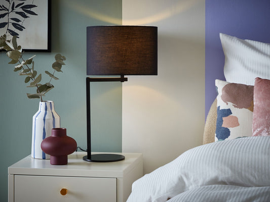 Tischleuchte BALDWIN Metall Schwarz