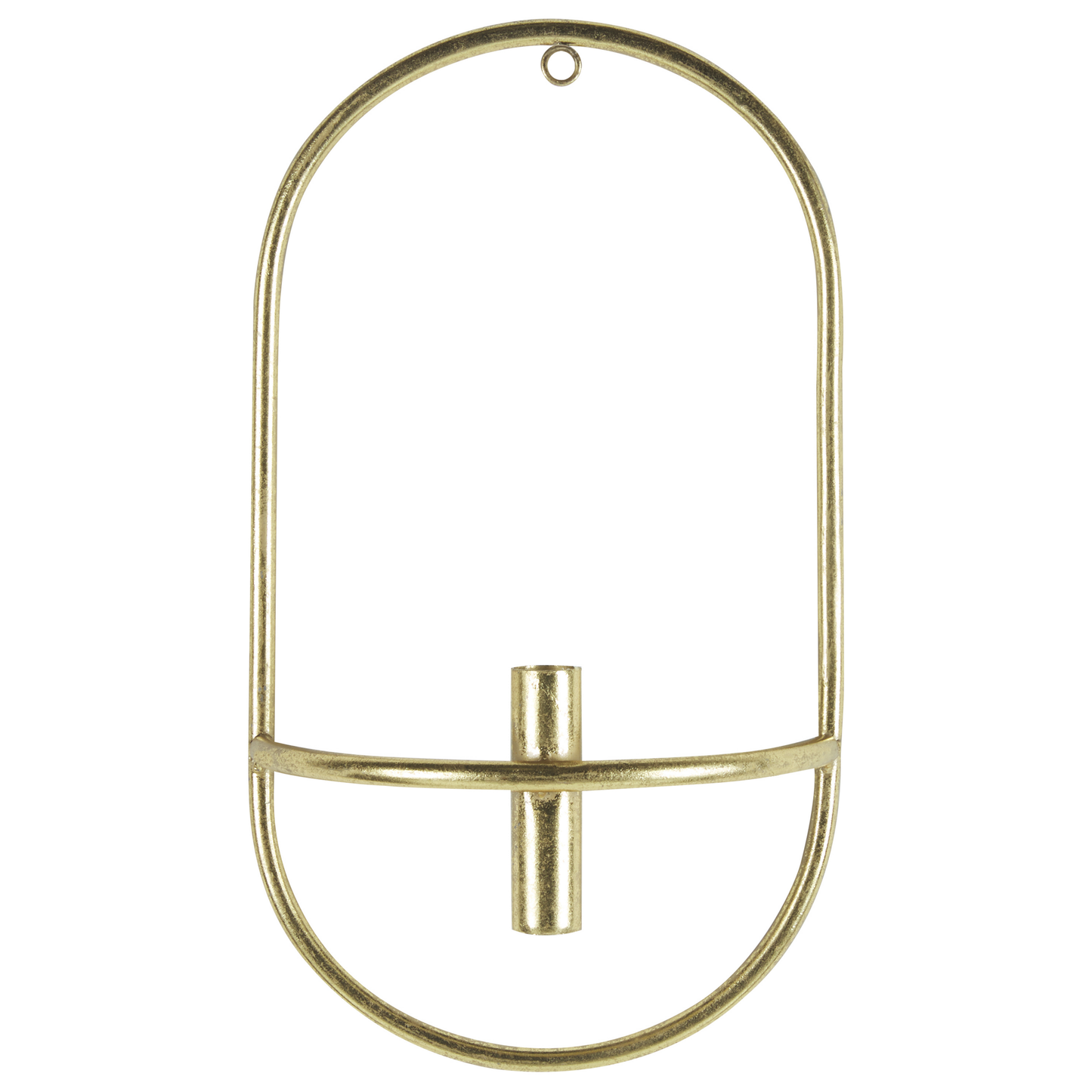 Wandkerzenhalter 2er Set CAVIANA Metall 38 cm Gold