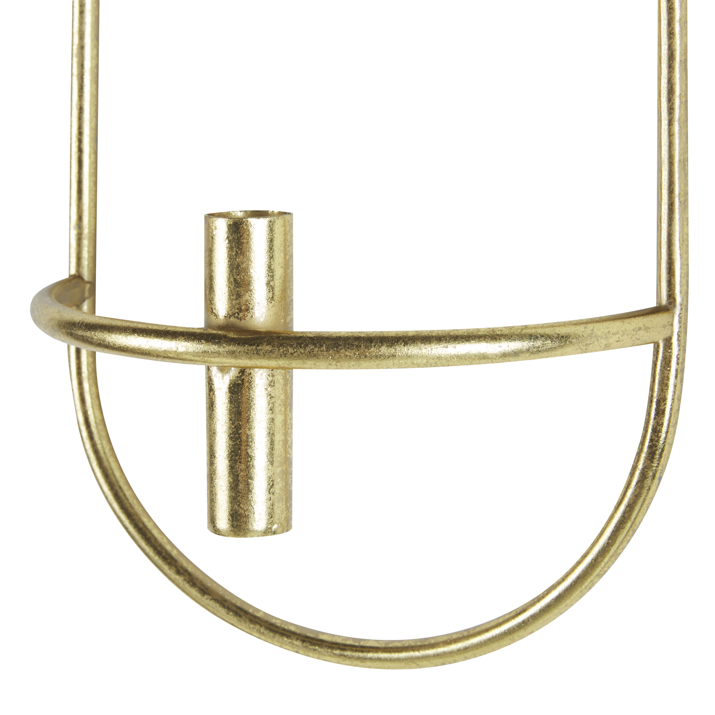 Wandkerzenhalter 2er Set CAVIANA Metall 38 cm Gold