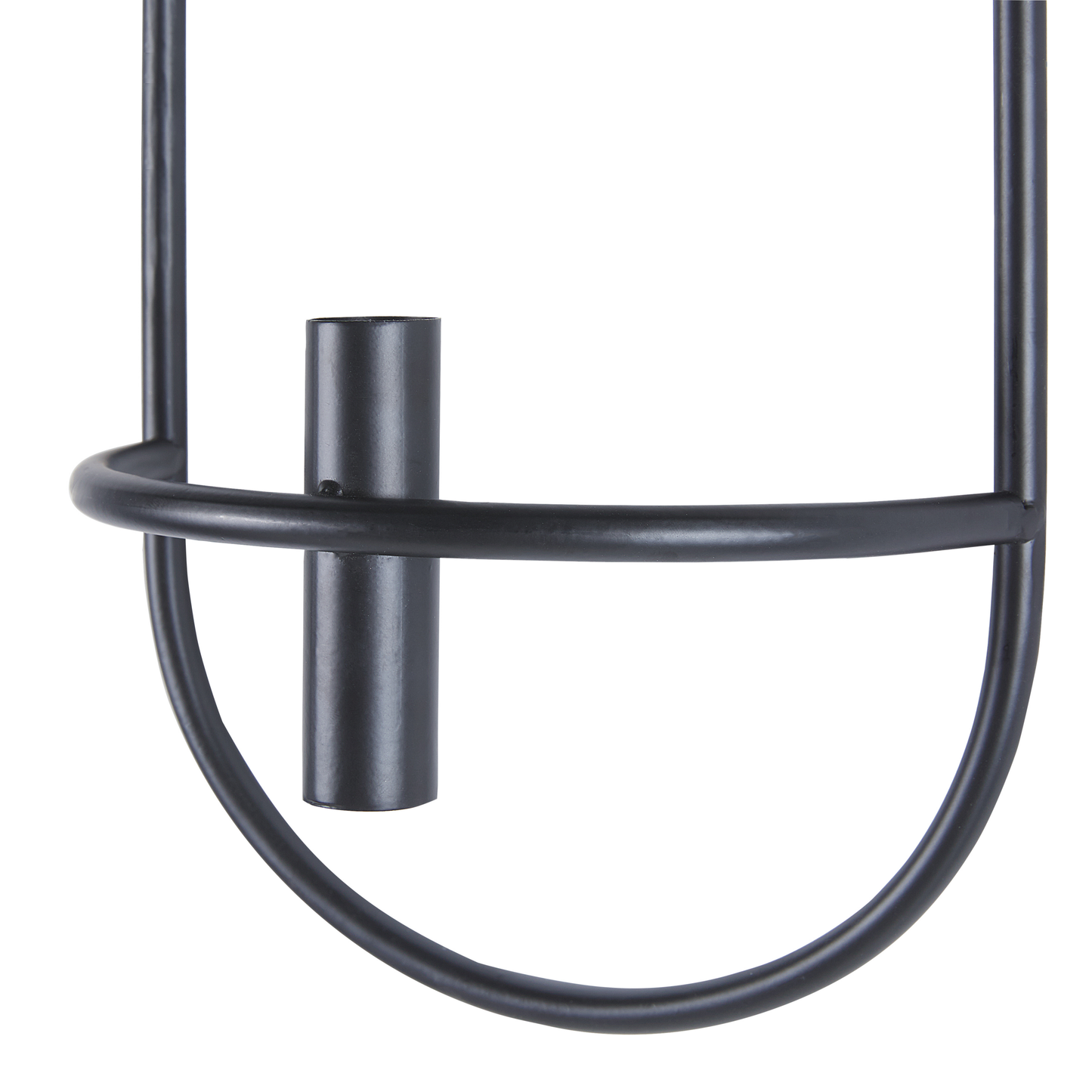Wandkerzenhalter 2er Set CAVIANA Metall 38 cm Schwarz