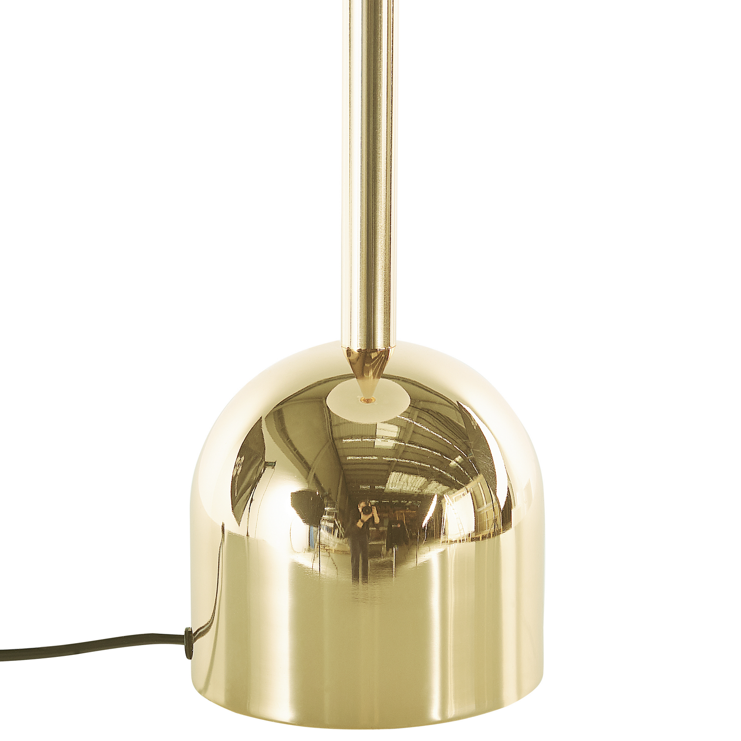 Tischlampe Metall gold glänzend 64 cm rund MACASIA
