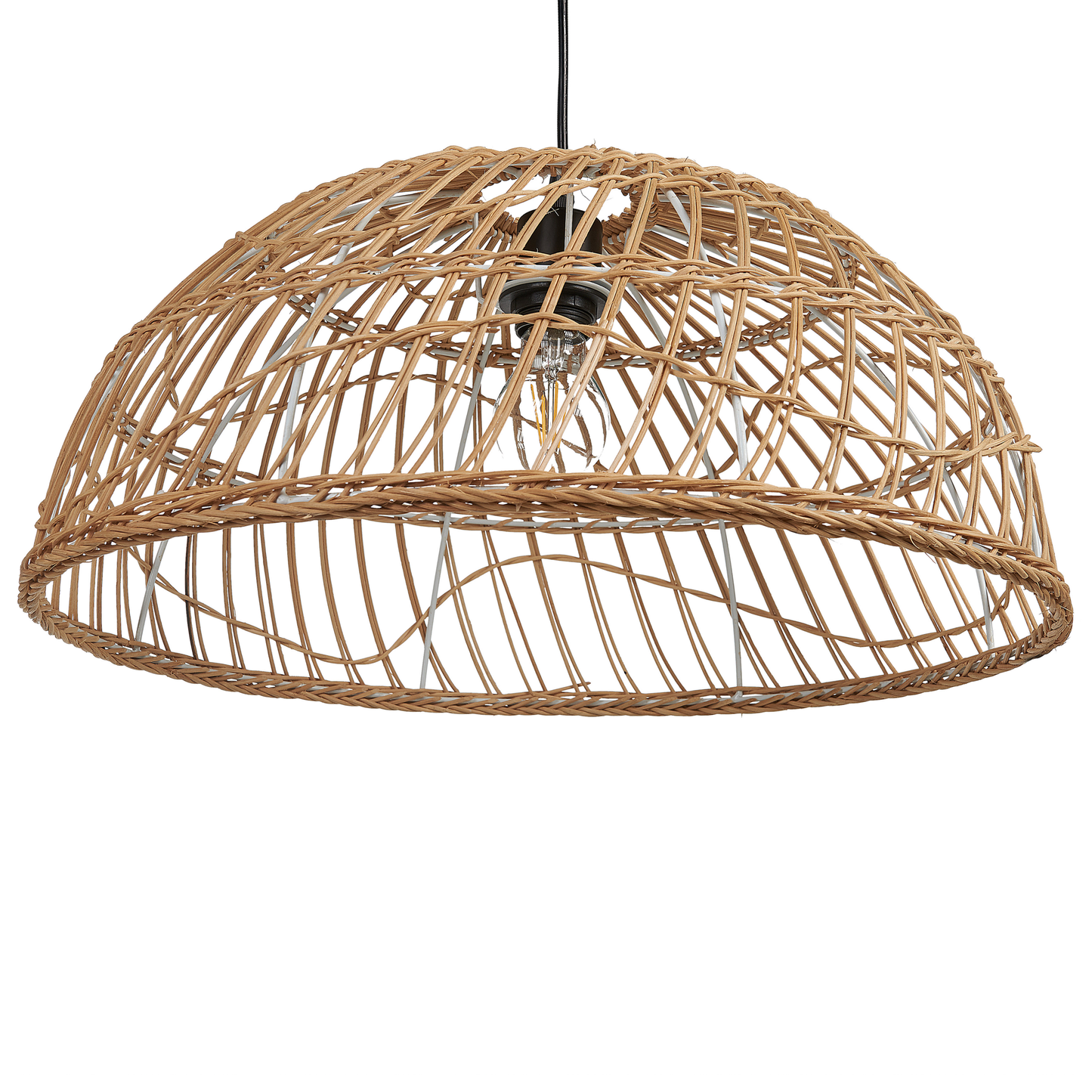 Hängelampe RAVINE Rattan Naturfarben