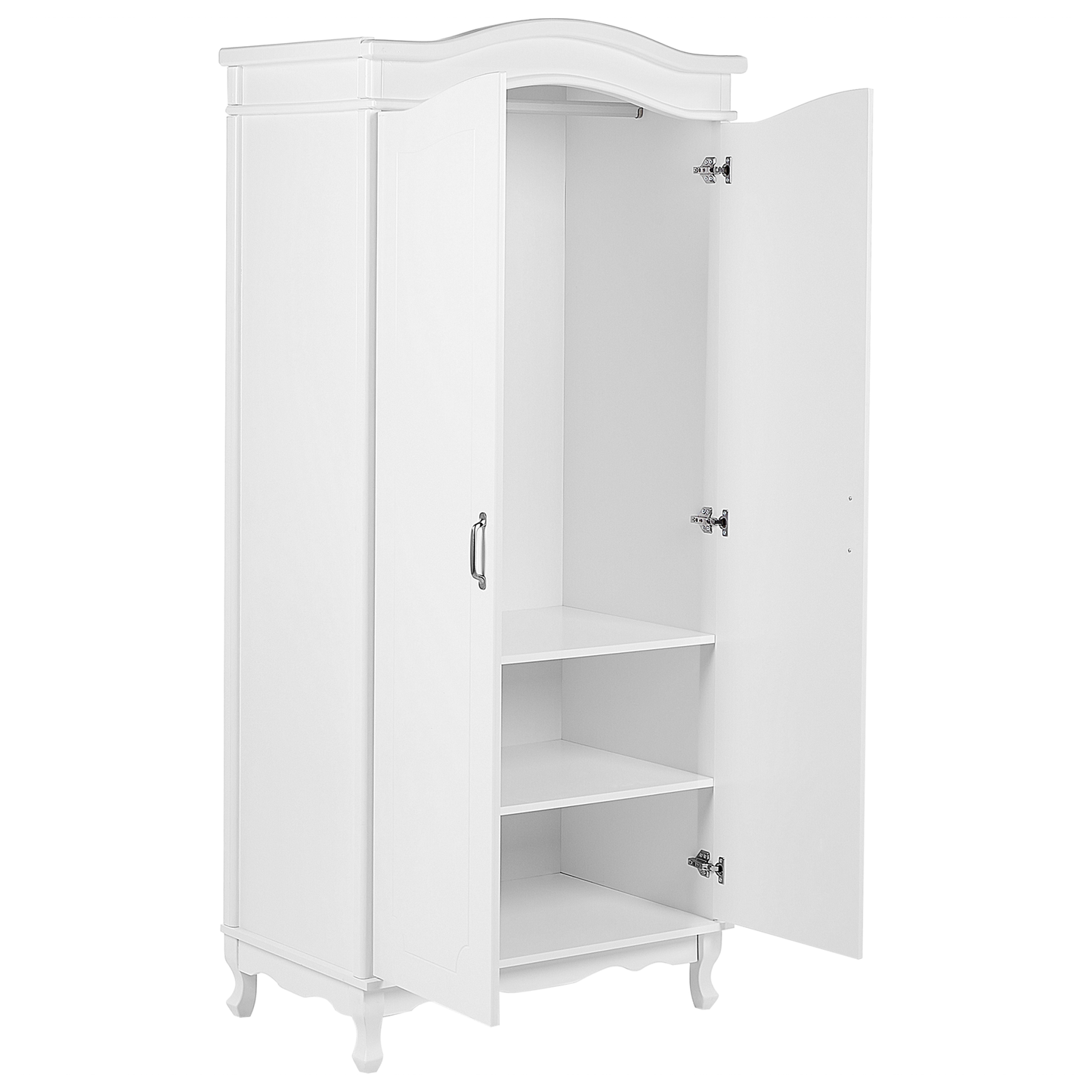 Kleiderschrank weiss 2 Türen CAMMIN