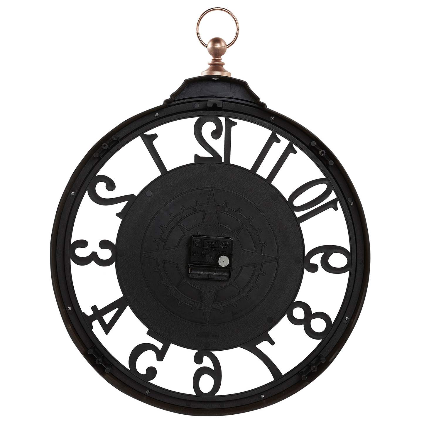 Wanduhr ALLOZA 44 cm Schwarz