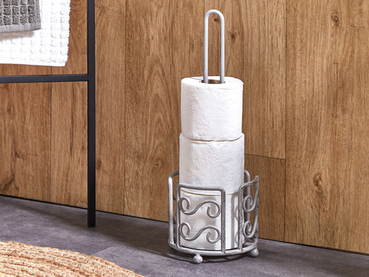 Toilettenpapierhalter MANDI Metall Grau