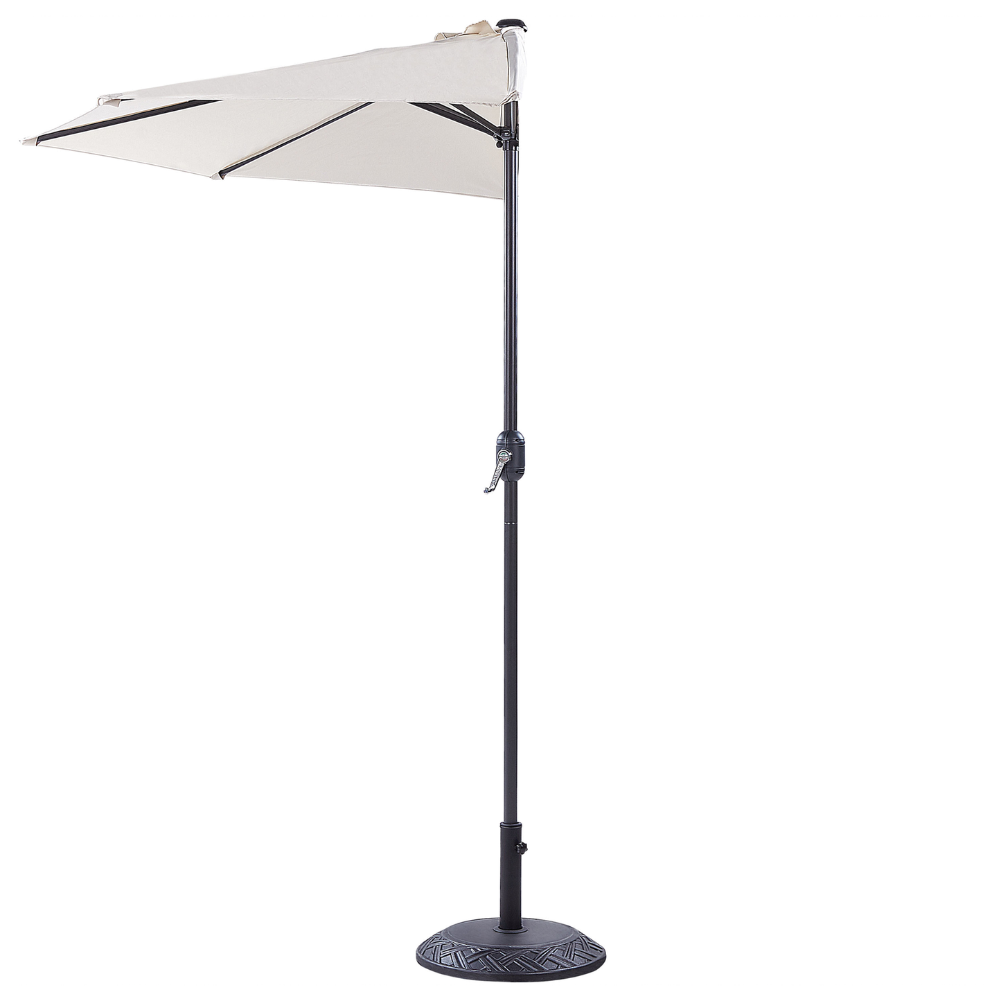 Halbrunder Sonnenschirm 270 cm GALATI Beige