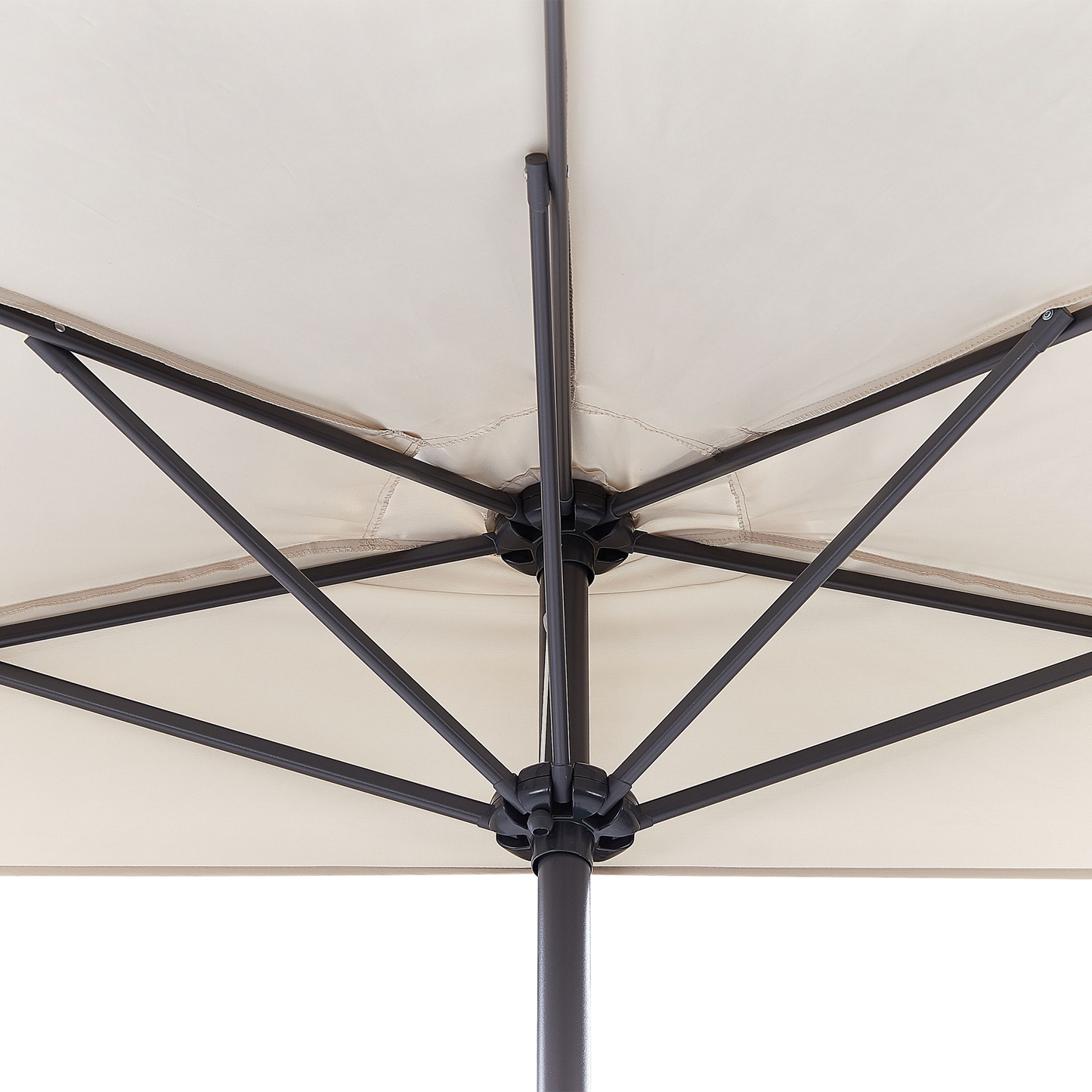 Halbrunder Sonnenschirm 270 cm GALATI Beige