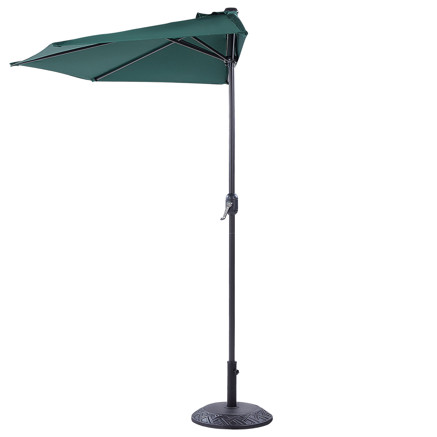 Halbrunder Sonnenschirm 270 cm GALATI Grün
