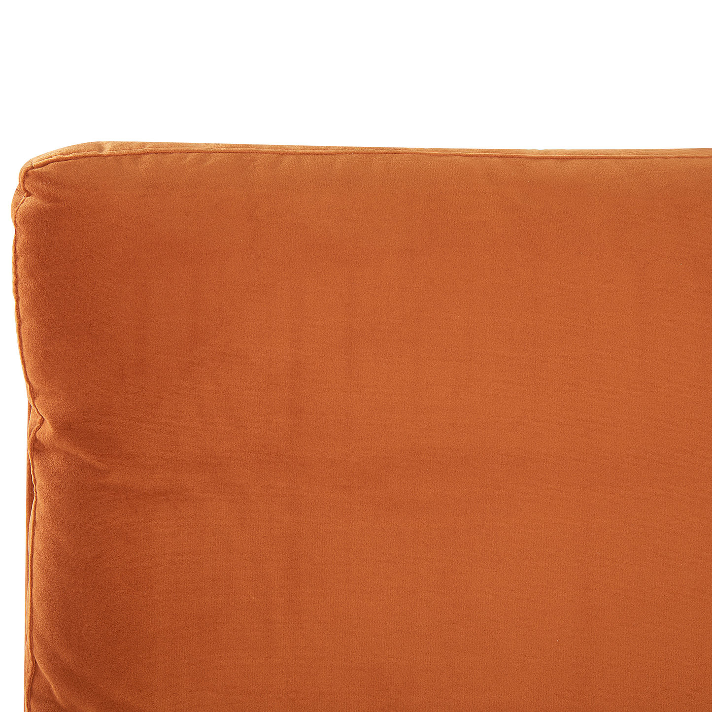 Bett mit Lattenrost Samtstoff MELLE 160 x 200 cm Orange