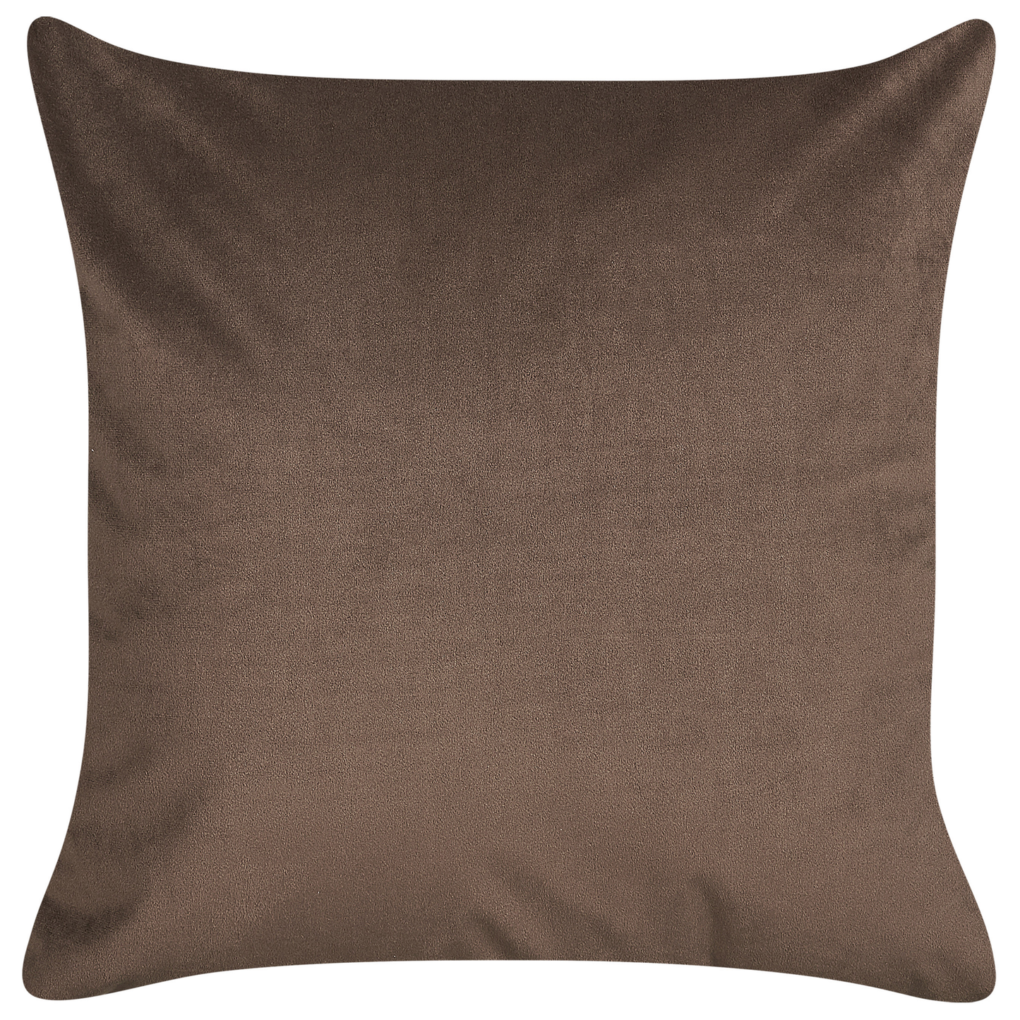 Dekokissen 2er Set PHILODENDRON Samtstoff 45 x 45 cm Braun Abstraktes Muster