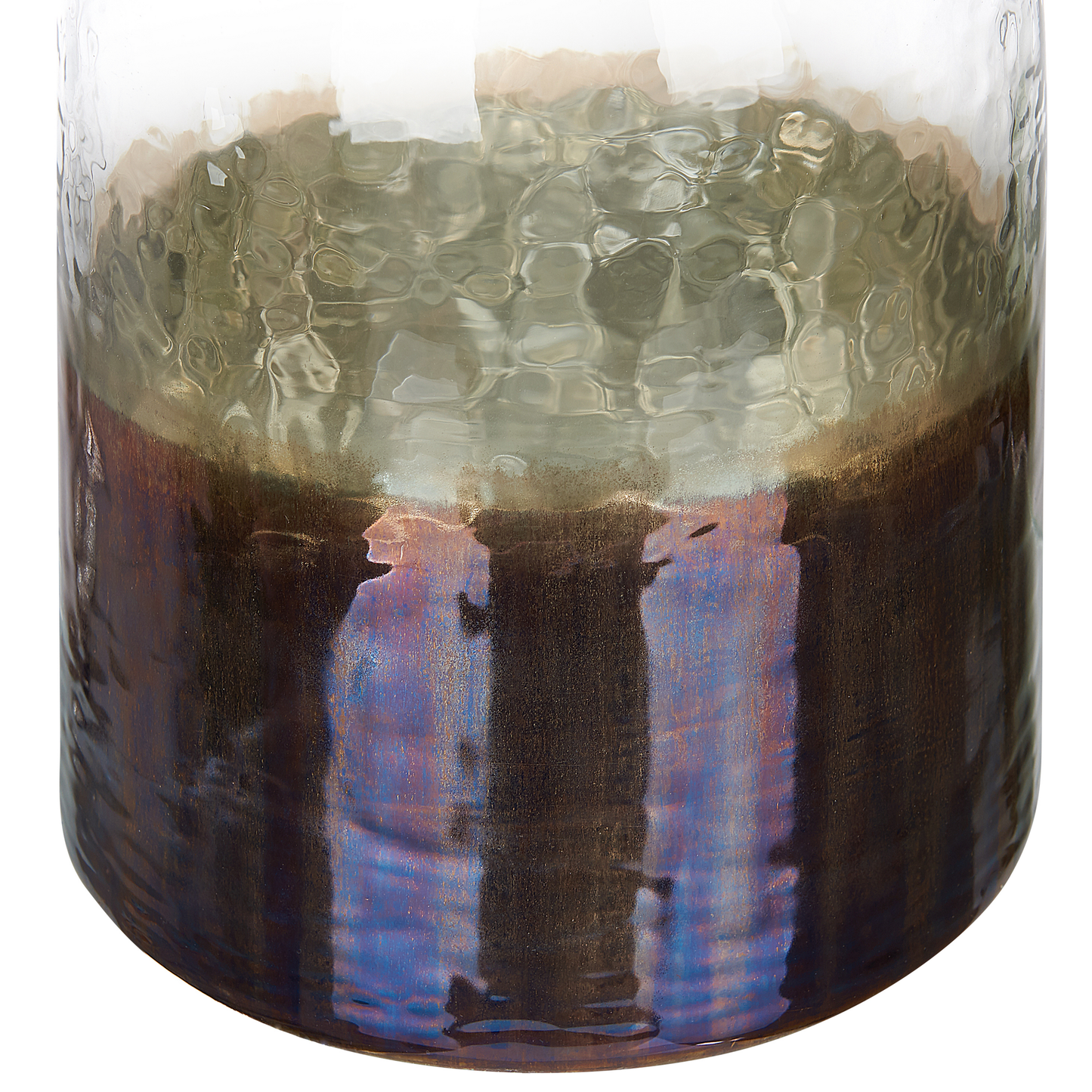Blumenvase KULCHA Glas 36 cm Bunt