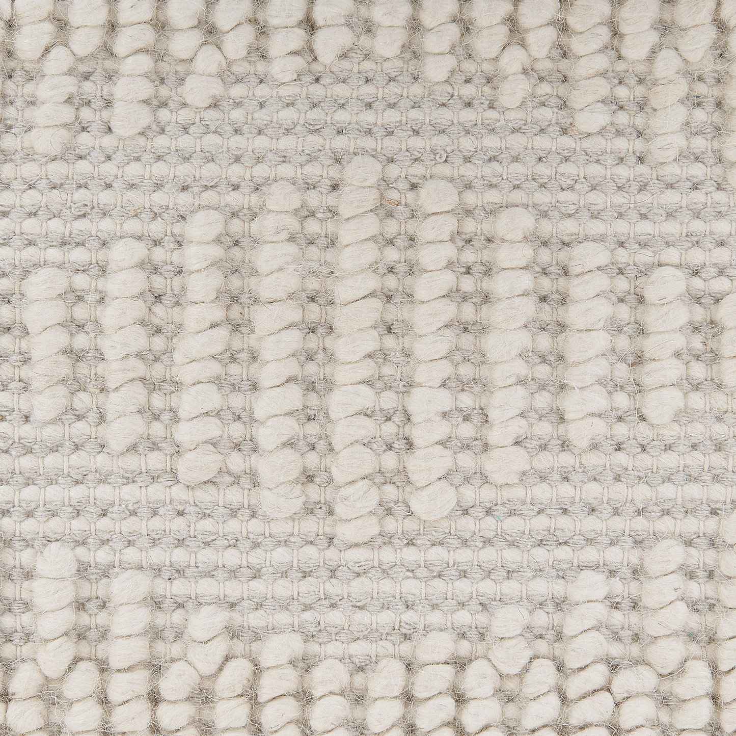 Teppich Wolle helles Beige 140 x 200 cm geometrisches Muster Kurzflor LAPSEKI