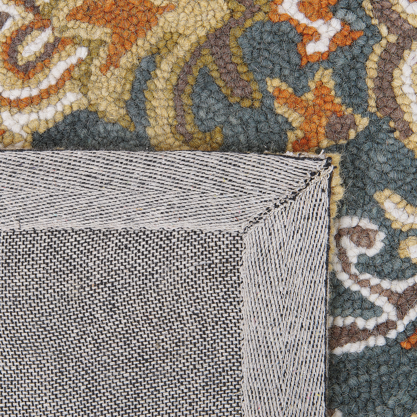 Teppich Wolle mehrfarbig 160 x 230 cm Kurzflor UMURLU