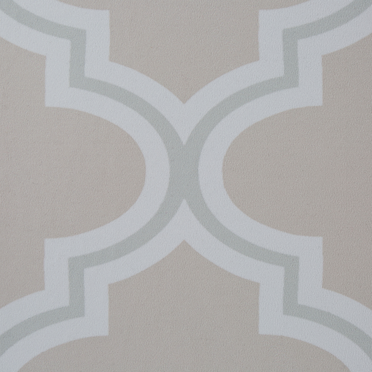 Teppich beige 70 x 200 cm marokkanisches Muster Kurzflor KADAYAL