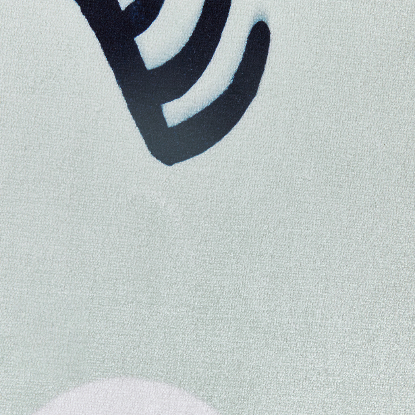 Kinderteppich mintgrün 90 x 120 cm Wolkenmotiv Kurzflor CUMULUS