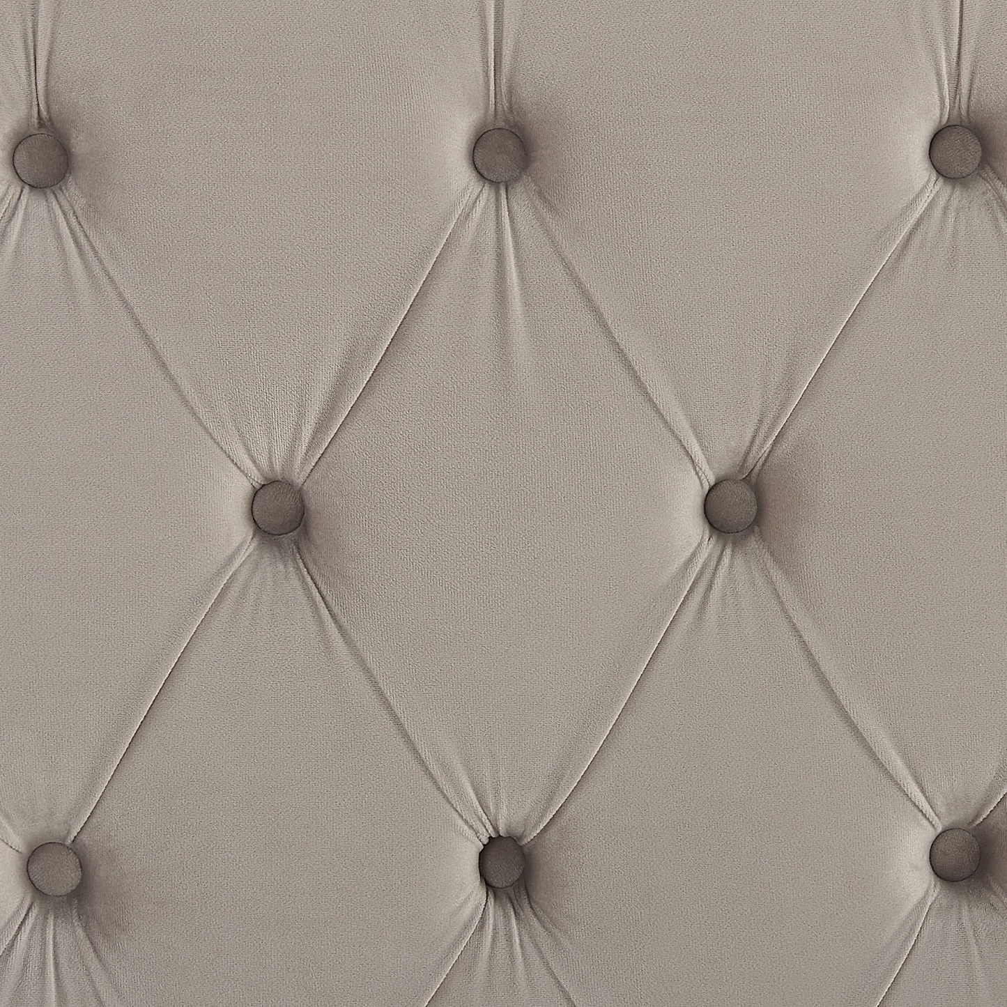 Bett mit Lattenrost Samtstoff LUBBON 180 x 200 cm Hellgrau
