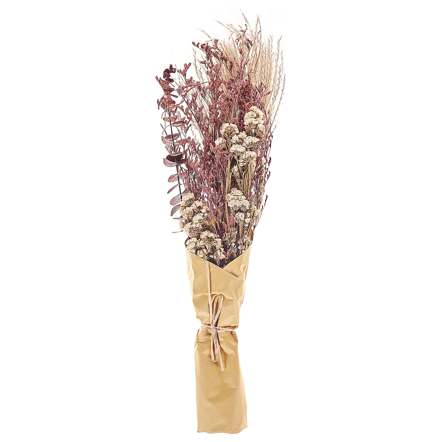 Trockenblumen rosa / naturfarben 55 cm ARABA