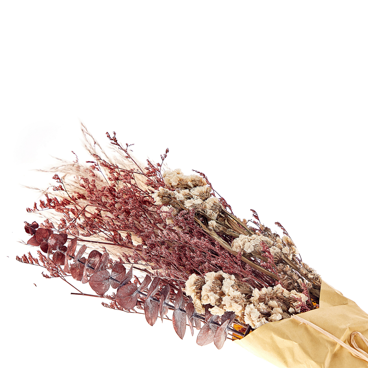 Trockenblumen rosa / naturfarben 55 cm ARABA
